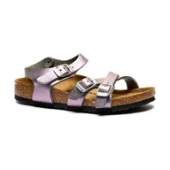 Buty dla dziewczynek - Birkenstock Sandały Kumba Saffiano z dodatkiem skóry - miniaturka - grafika 1