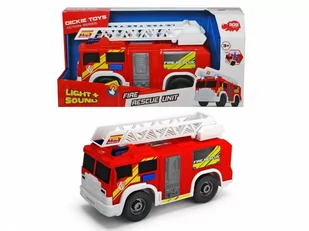 Nieprzypisany Auto strażackie 22cm B&G ze światłem 3D i dźwiękiem ICOM1799 - Samochody i pojazdy dla dzieci - miniaturka - grafika 3
