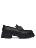 Półbuty damskie - Calvin Klein Loafersy Chunky Loafer Lth Hw YW0YW01912 Czarny - miniaturka - grafika 1