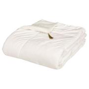 Narzuty - Bieżnik na łóżko SONIA welwetowy biały 80 x 180 cm 164071A - miniaturka - grafika 1