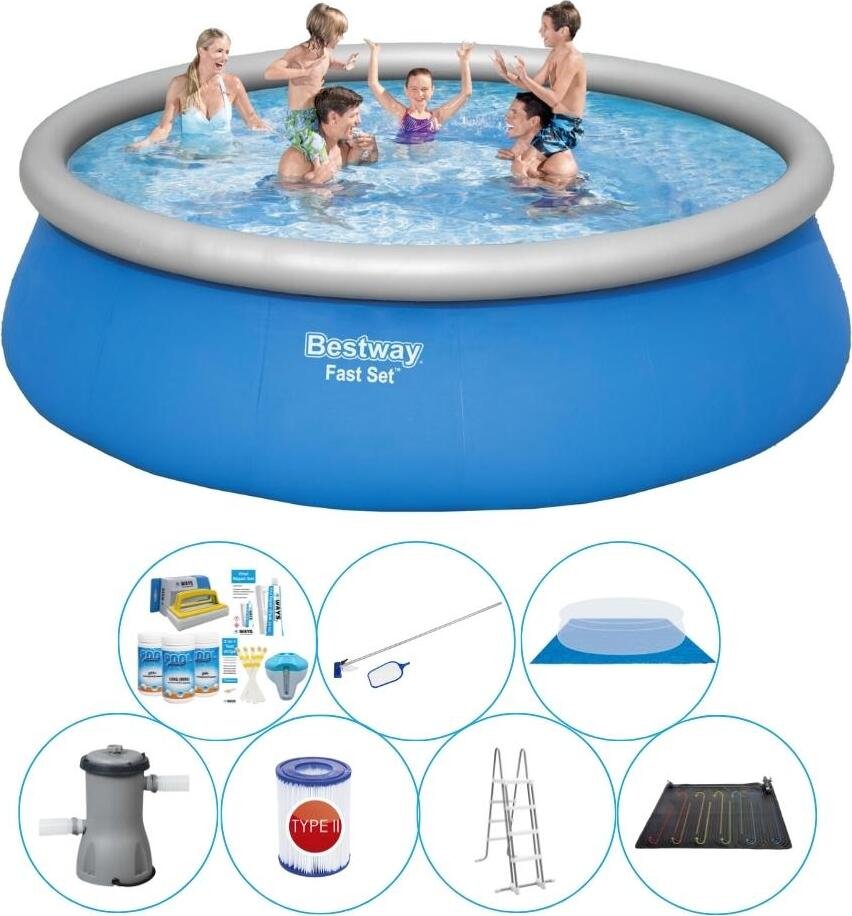 Zestaw basenowy - Bestway Fast Set Round 457x122 cm