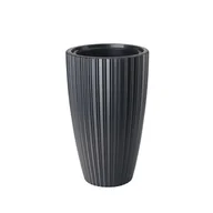 Donice - Donica wysoka Mika Slim śr.30 cm czarna Form-Plastic - miniaturka - grafika 1