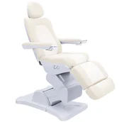 Fotele kosmetyczne - Fotel kosmetyczny elektryczny do salonu kosmetycznego pedicure regulacja 5 siłowników Caleb - miniaturka - grafika 1