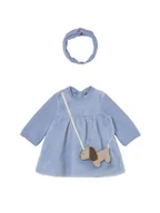 Sukienki i spódniczki dla dziewczynek - Mayoral Sukienka codzienna 2823 Niebieski Regular Fit - miniaturka - grafika 1