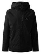 Kurtki narciarskie - Haglöfs Kurtka narciarska "Gondol Insulated" w kolorze czarnym - miniaturka - grafika 1