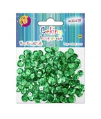 Scrapbooking - [BS] CEKINY HOLOGRAFICZNE ZIELONY CIEMNY 10G ALIGA - miniaturka - grafika 1