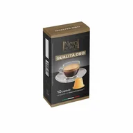 Kawa w kapsułkach i saszetkach - Qualita Oro NeroNobile kapsułki do Nespresso - 10 kapsułek - miniaturka - grafika 1
