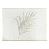 Obrusy i serwetki - Obrus serweta 32x45 Ines podkładka beżowy z nadrukiem liści komplet 4 szt - miniaturka - grafika 1