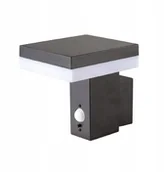 Lampy ogrodowe - KOBI SOLARIS 2 LAMPA ELEWACYJNA KINKIET OGRODOWY SOLARNY LED 5,5W CZARNY - miniaturka - grafika 1