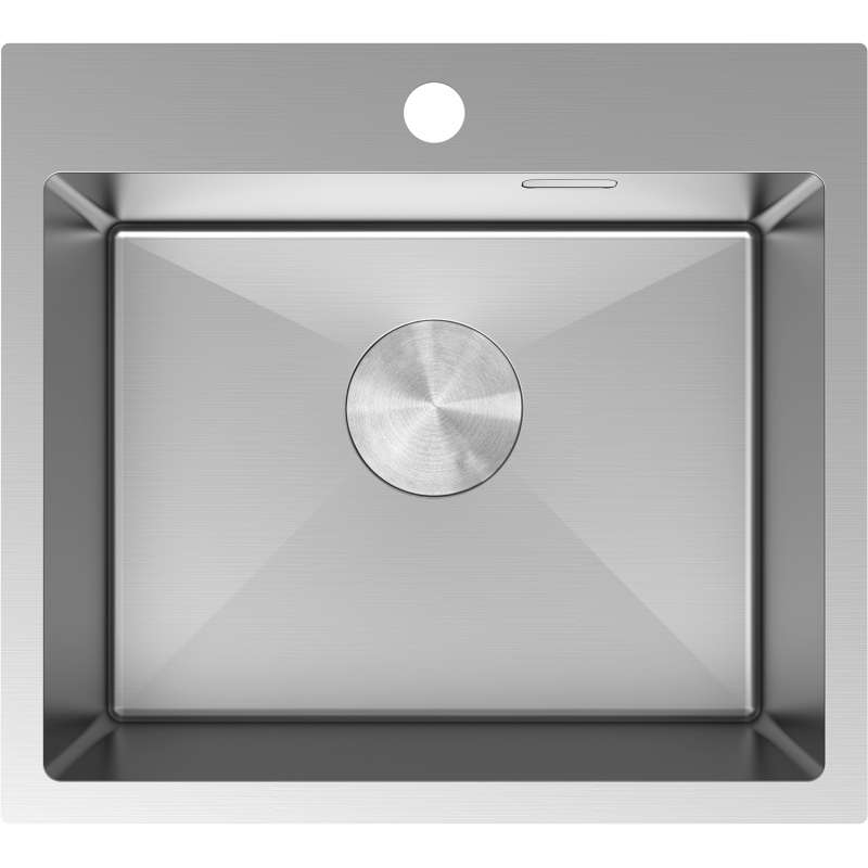 Mexen Solix zlewozmywak stalowy 1-komorowy 500 x 450 mm, inox - 6402501000-01