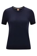 Swetry damskie - BOSS Damski sweter z dzianiny w kolorze niebieskim (Open Blue), M (DE) - miniaturka - grafika 1