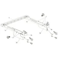Akcesoria i części AGD - Łącznik pralki z suszarką, przekładka Beko 2985400200 Biały - miniaturka - grafika 1