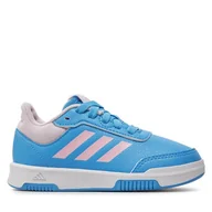 Buty dla dziewczynek - Sneakersy adidas Tensaur Sport Training Lace IG8576 Niebieski - miniaturka - grafika 1