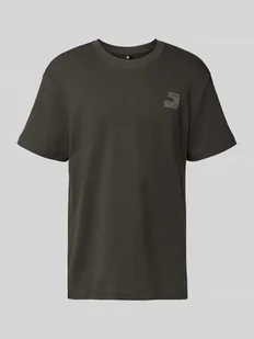 T-shirt z nadrukiem z logo - Koszulki męskie - miniaturka - grafika 1