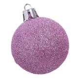 Bombki - Różowe bombki zestaw 12 szt. – Unimasa, ⌀ 4 cm - miniaturka - grafika 1