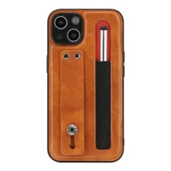 Etui i futerały do telefonów - Pokrowiec König Design kompatybilny z Apple iPhone 13 - plastikowe, miękkie etui na telefon - brązowy - miniaturka - grafika 1