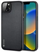 Etui i futerały do telefonów - Dux Ducis Fino etui pokrowiec pokryty nylonowym materiałem iPhone 14 Plus czarny - miniaturka - grafika 1