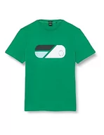 Koszulki męskie - BOSS T-shirt męski, Open Green342, XS - miniaturka - grafika 1