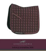 Akcesoria jeździeckie - Schockemohle Potnik ujeżdżeniowy GLOSSY POWER AW20 - burgundy - miniaturka - grafika 1