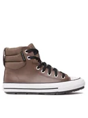 Buty dla dziewczynek - Converse Trampki Chuck Taylor All Star Berkshire Boot A04810C Brązowy - miniaturka - grafika 1