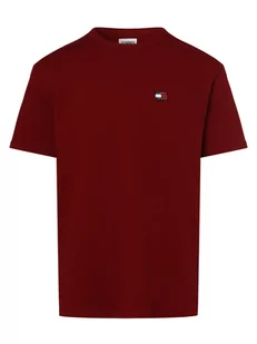 Tommy Jeans - T-shirt męski, czerwony - Koszulki męskie - miniaturka - grafika 1
