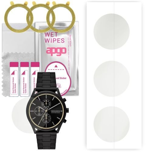 3x folia ochronna hydrożelowa MATOWA do Skagen Holst - apgo Smartwatch Hydrogel MATTE Protection Ochrona na ekran smartwatcha