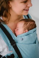 Nosidełka dla dzieci - Kavka Nosidło Kavka MultiAge: Aquamarine Linen 2024 Regulowane - miniaturka - grafika 1