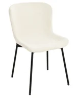 Krzesła - Krzesło tapicerowane SABLE kremowe - miniaturka - grafika 1