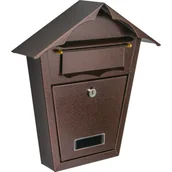Skrzynki na listy - Skrzynka na listy domek mała B6 antyk/miedź - miniaturka - grafika 1