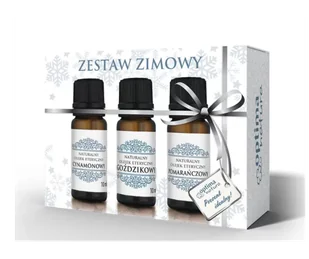 OPTIMA NATURA Zestaw ZIMOWY- 3 naturalne olejki eteryczne: cynamonowy, goździkowy, pomarańczowy - Suplementy naturalne - miniaturka - grafika 1