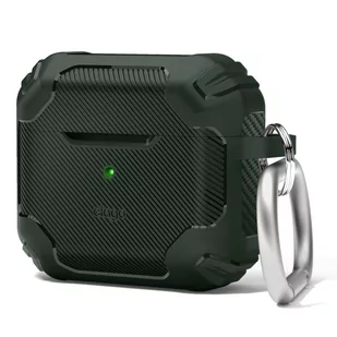 ELAGO Wytrzymałe Etui do AirPods 3, Solid Armor Case, Dark Green - Inne akcesoria audio-wideo - miniaturka - grafika 1