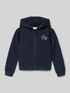 Swetry dla dziewczynek - Bluza rozpinana o kroju regular fit z mieszanki bawełny - miniaturka - grafika 1