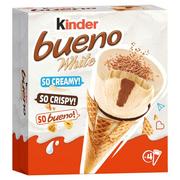 Lody i desery lodowe - Kinder Bueno White Lody o smaku orzechów laskowych z nadzieniem orzechowym 360 ml (4 sztuki) - miniaturka - grafika 1