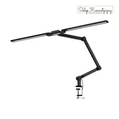 Lampy kosmetyczne - Lampa zabiegowa do manicure Glow L04 do blatu czarna - miniaturka - grafika 1