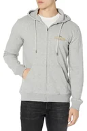 Bluzy męskie - Bluza męska Quiksilver Quik Words z kapturem rozpinana-XXL - miniaturka - grafika 1
