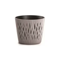 Donice - Doniczka SANDY ROUND - brązowy - miniaturka - grafika 1