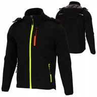 Odzież robocza - Kurtka ROBOCZA SOFTSHELL Bluza OCHRONNA WODOODPORNA ciepła BHP z kapturem - miniaturka - grafika 1