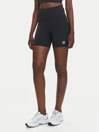Spodenki damskie - adidas Kolarki Essentials JY0079 Czarny Slim Fit - miniaturka - grafika 1