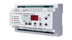 Novatek Electro Cyfrowy przekaźnik kontroli temperatury TR-101 TR-101 - Regulatory i termostaty - miniaturka - grafika 2