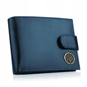 Portfele - Betlewski Portfel Męski Skórzany Ochrona Kart Rfid - miniaturka - grafika 1