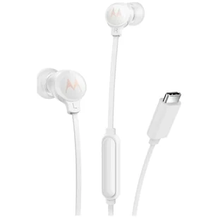 Motorola Earbuds 3C-S USB-C biały - Słuchawki Motorola Earbuds 3C-S USB-C biały - Słuchawki - miniaturka - grafika 1
