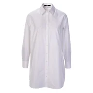 Koszule damskie - Damska Koszula KARL LAGERFELD IKONIK 2.0 TUNIC 230W1600-100 – Biały - miniaturka - grafika 1