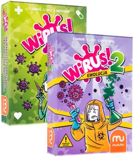 Pakiet: Wirus, Wirus 2. Ewolucja Muduko - Gry karciane - miniaturka - grafika 1