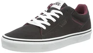 Trampki męskie - Vans Męskie trampki Seldan, (zamsz) Raven/biały, 6 UK, Zamsz kruk biały, 39 EU - miniaturka - grafika 1