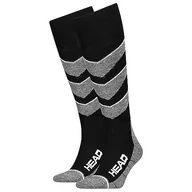 Skarpetki damskie - HEAD Skarpety narciarskie dla początkujących w kształcie litery V (2 sztuki), Black Combo., 43-46 EU - miniaturka - grafika 1