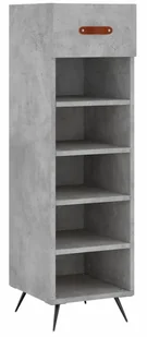 Szafka Na Buty Z Szufladą Na Nóżkach Szarość Betonu D4-P30 - Szafki na buty Szafka Na Buty Z Szufladą Na Nóżkach Szarość Betonu D4-P30 - Szafki na buty - miniaturka - grafika 1