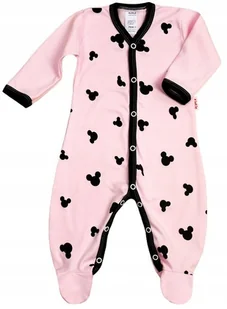 PAJAC pajacyk rozpinany standard Myszka RÓŻ r 98 KLEKLE - Pajacyki dla niemowląt - miniaturka - grafika 1