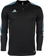 Bluzy damskie - Adidas Bluza dla dzieci adidas Tiro 23 Club Training Top szaro-niebieska IC1582 164cm - miniaturka - grafika 1