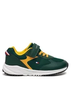 Buty dla chłopców - Tommy Hilfiger Sneakersy T1B9-33666-1756B S Zielony - miniaturka - grafika 1