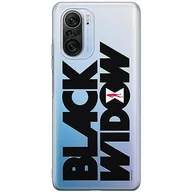 Etui i futerały do telefonów - ERT GROUP etui na telefon Xiaomi MI 11i/ REDMI K40/K40 PRO/POCO F3/ F3 PRO, case oryginalny i oficjalnie licencjonowany przez Marvel, wzór Black Widow 011, plecki z TPU częściowo przeźroczyste - miniaturka - grafika 1